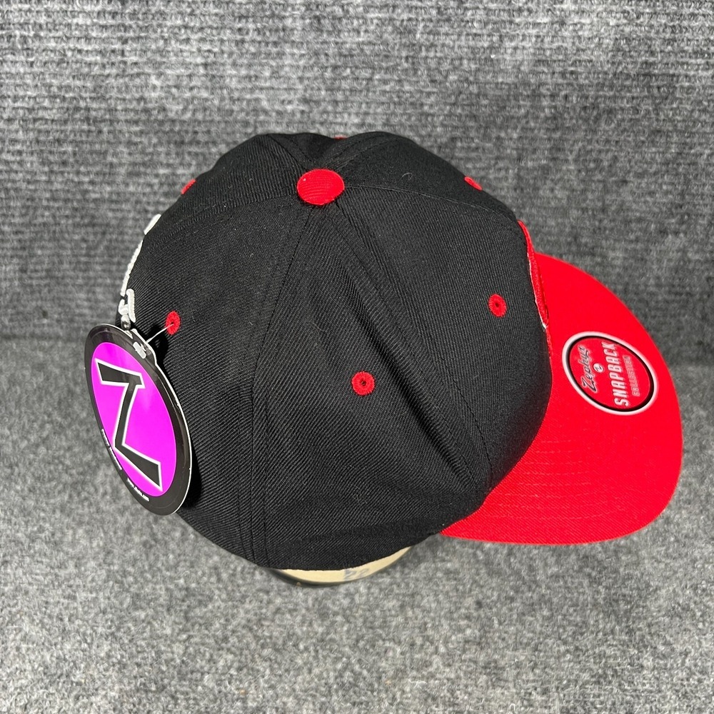 Texas Tech Red Raiders Cap Hat Snap Back Black Zephyer New with Tags NWT Big 12 - Picture 9 of 14